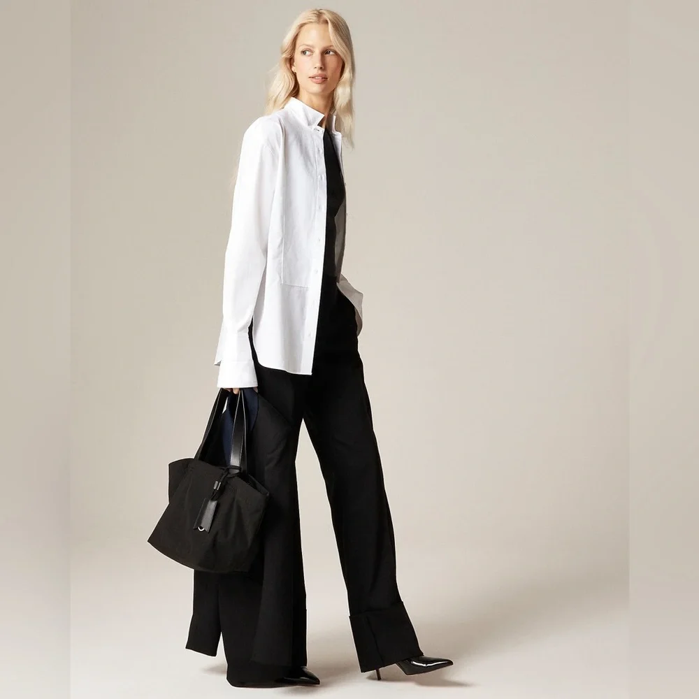 NWT Alex Eagle x J.Crew Tuxedo Shirt